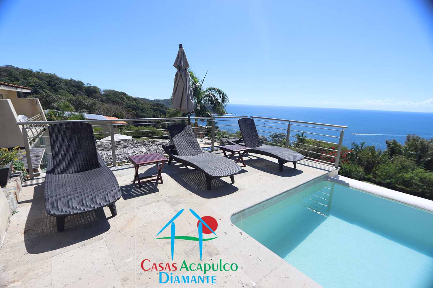 Villa Marlin - Terraza con alberca 7